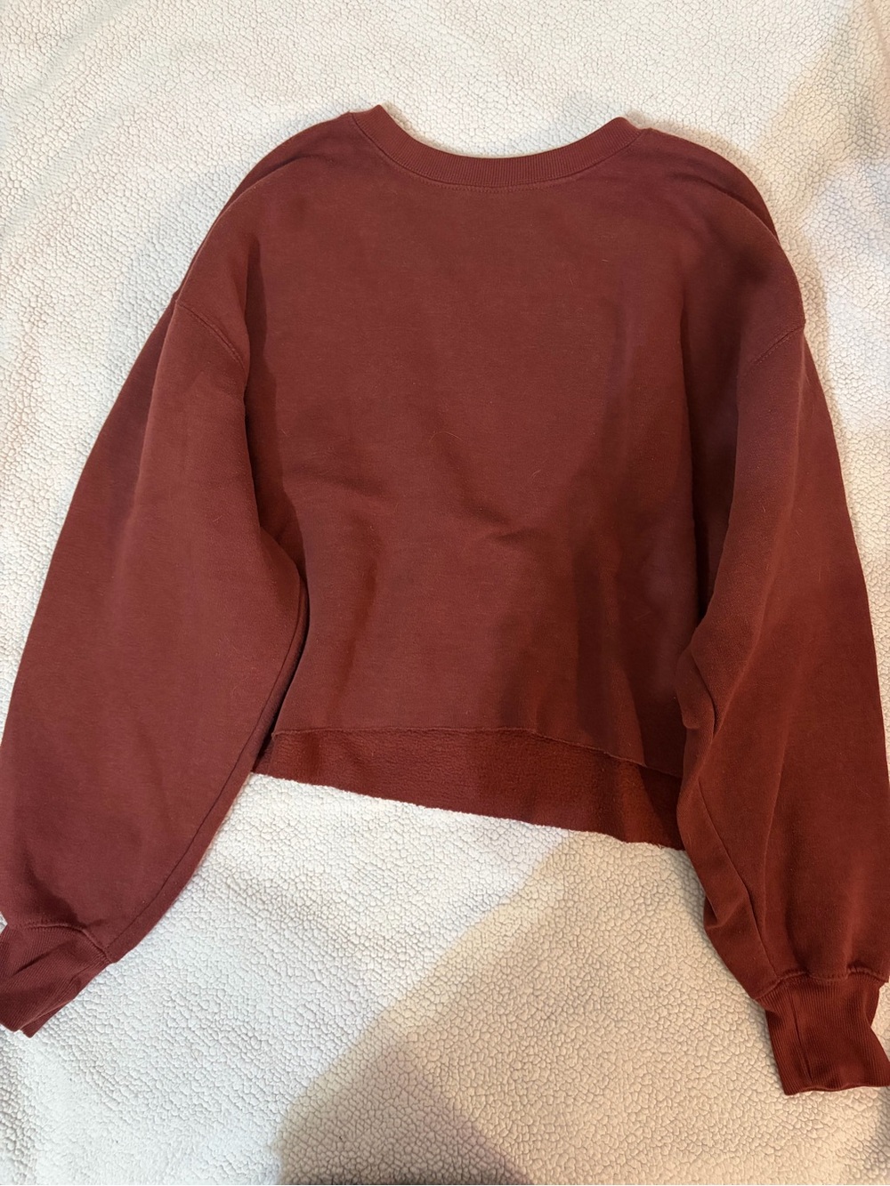 Jo & Co Cropped Crewneck Sweater